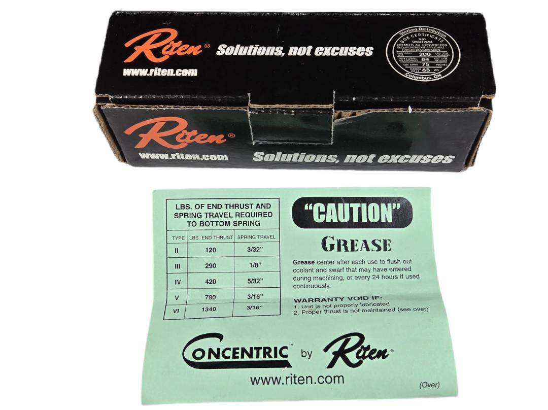 Riten 17301 straight shank live center