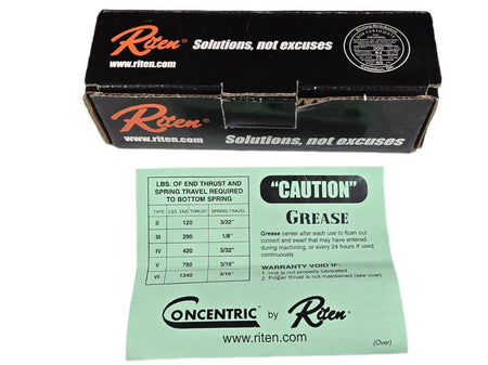 Riten 17301 straight shank live center