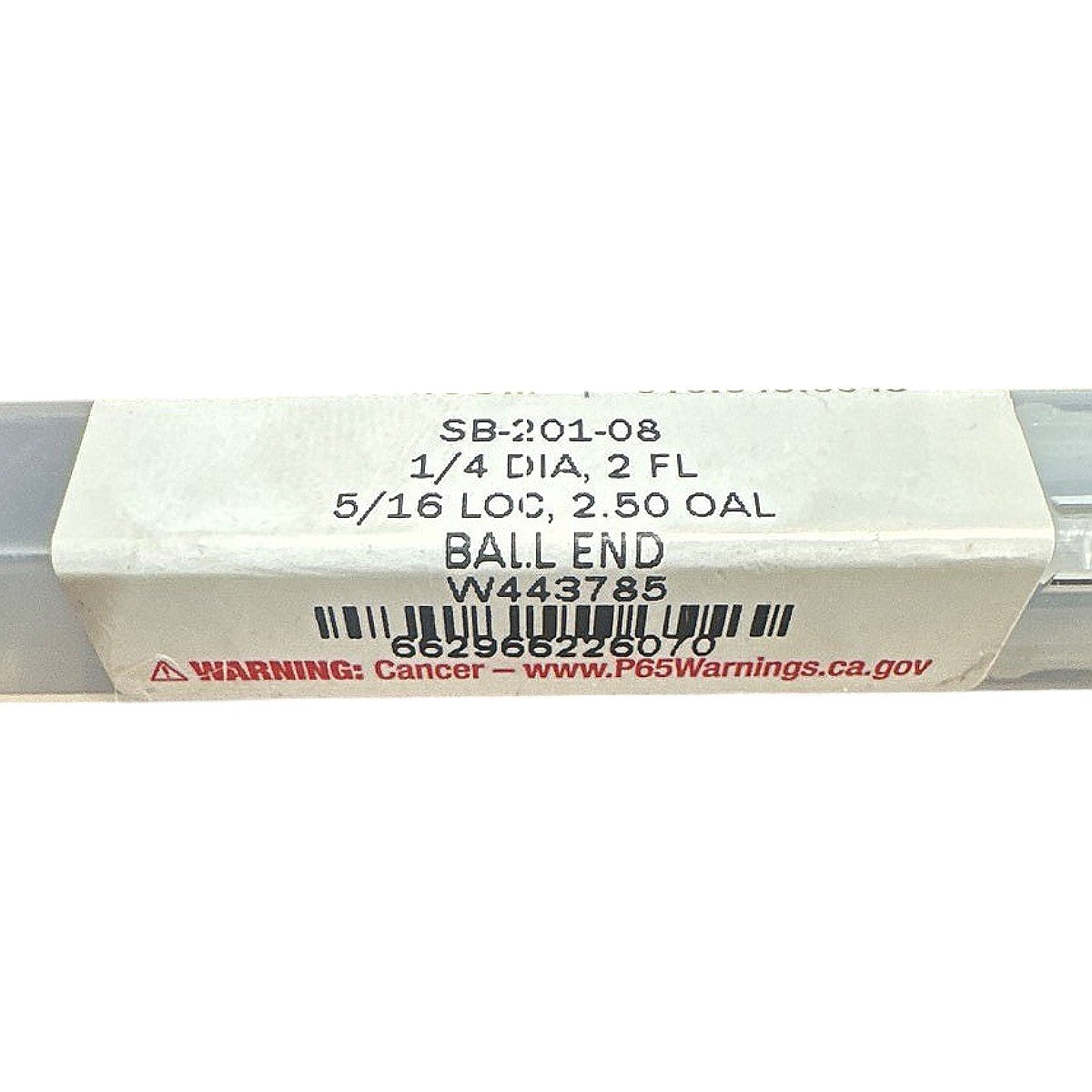 RobbJack SB-201-08 carbide ball end mill