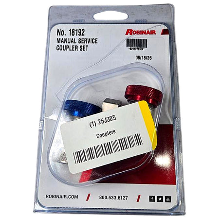Robinair Couplers 18192 R-134a Manual Coupler Set