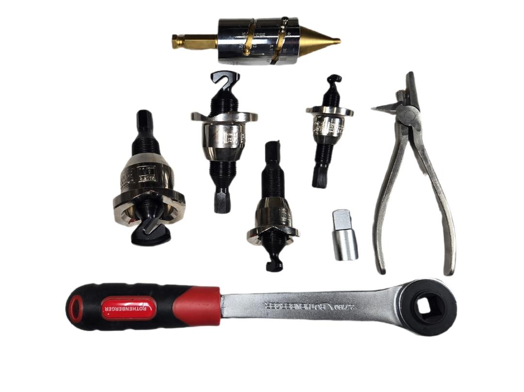 Rothenberger 22124 pipe tee extractor set