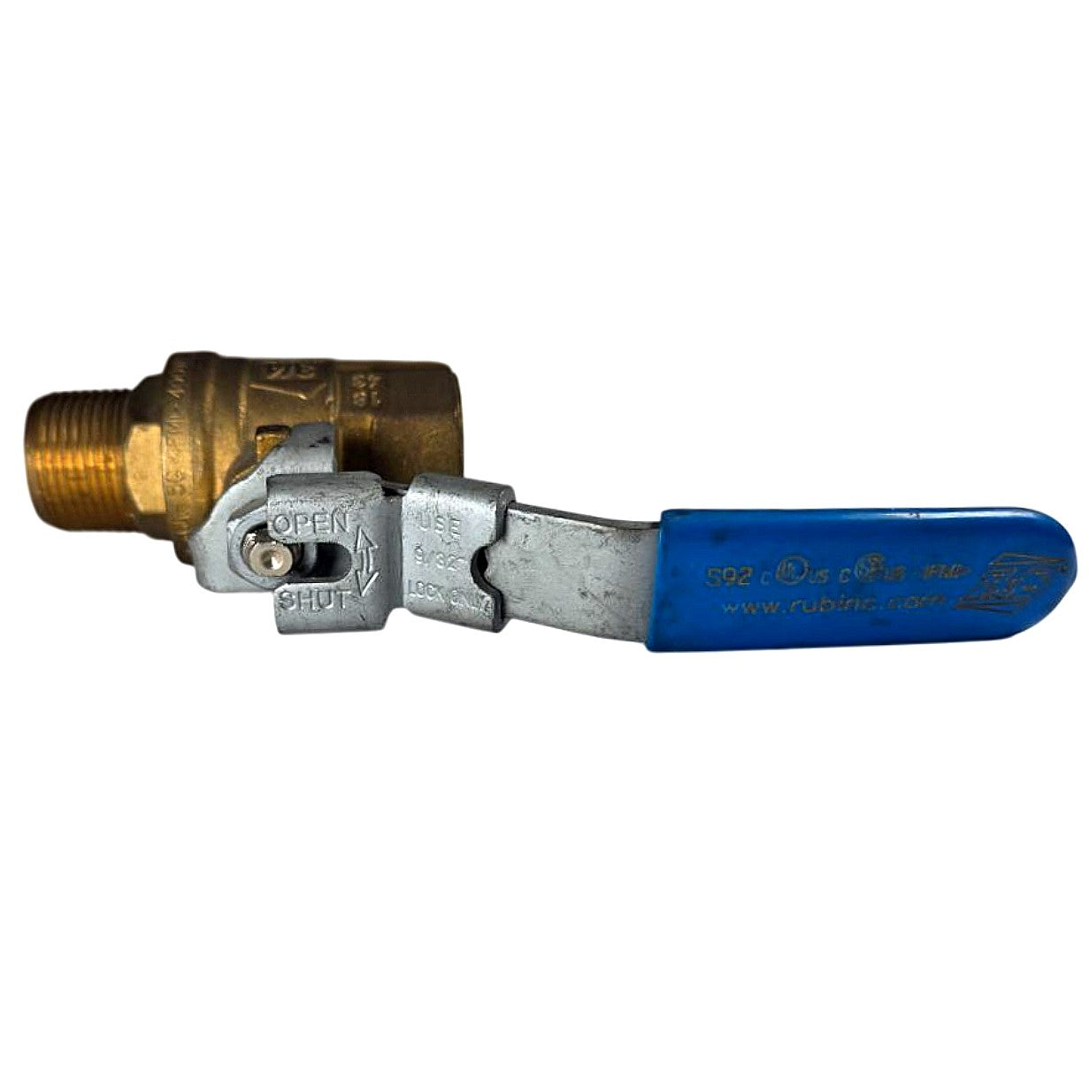Rub Inc 113655 3/4" brass ball valve