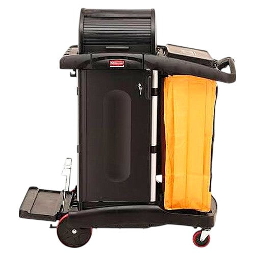 Rubbermaid FG9T7500BLA Janitorial Housekeeping Cart