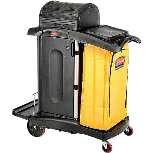 Rubbermaid FG9T7500BLA Janitorial Housekeeping Cart