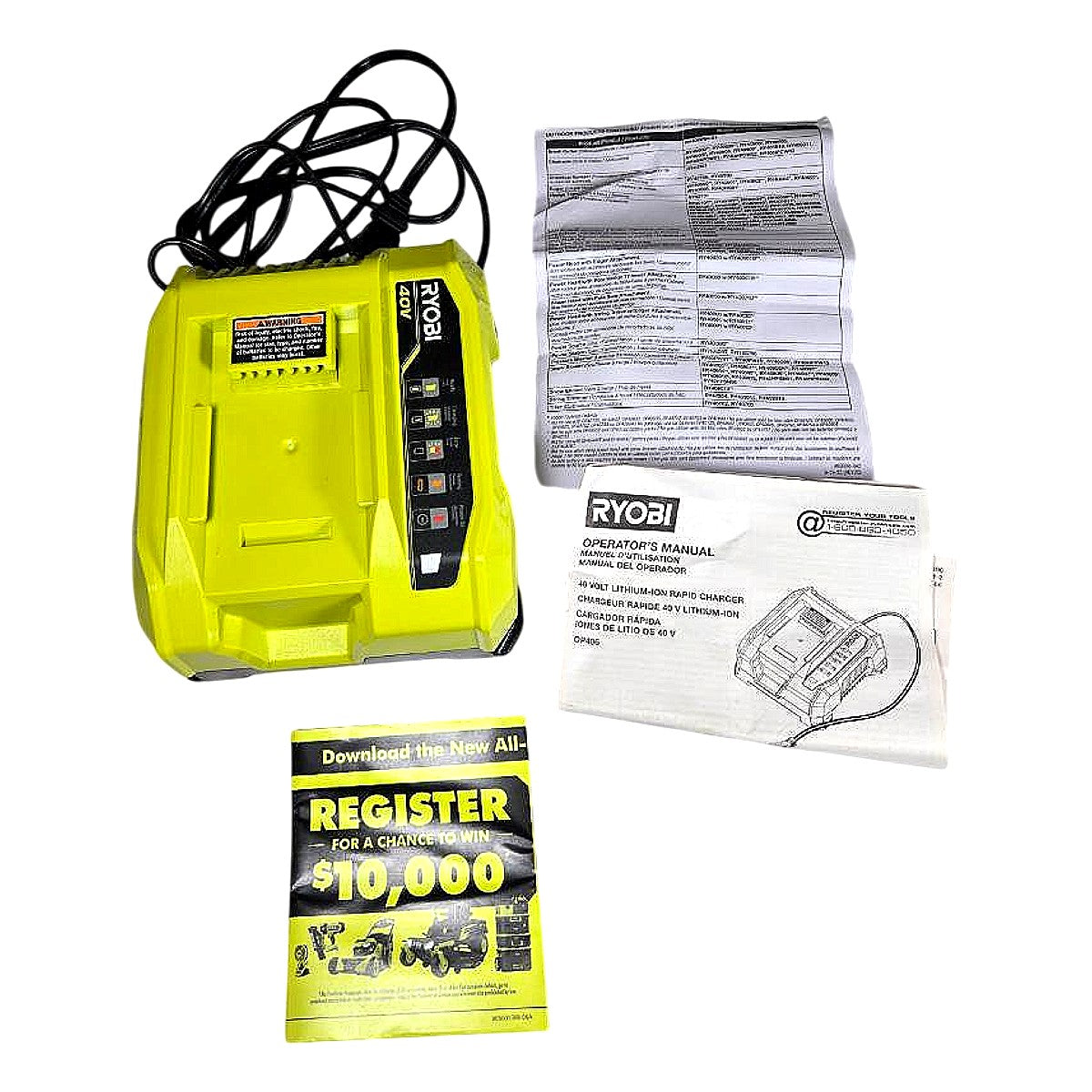 Ryobi 1005918416 Li-Ion Rapid Charger