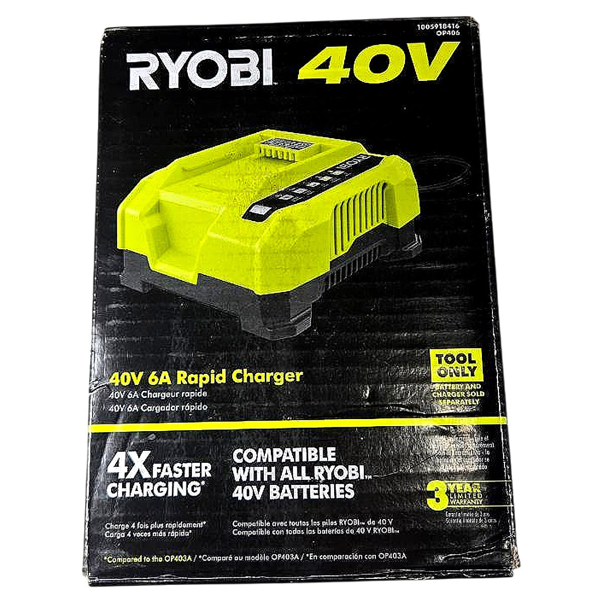 Ryobi 1005918416 Li-Ion Rapid Charger