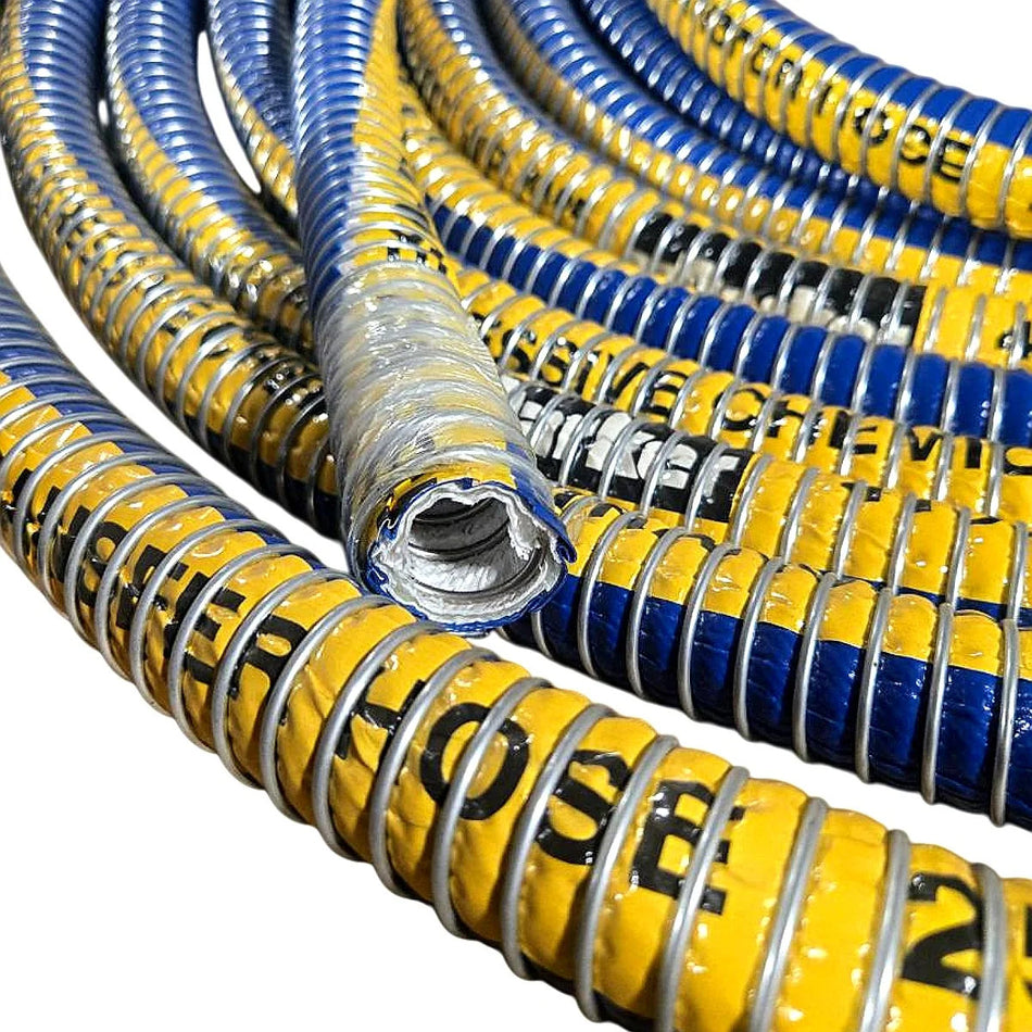 Parker 4100SGBL-1000 1" x 75 ft Aggressive Chemical Transfer Hose
