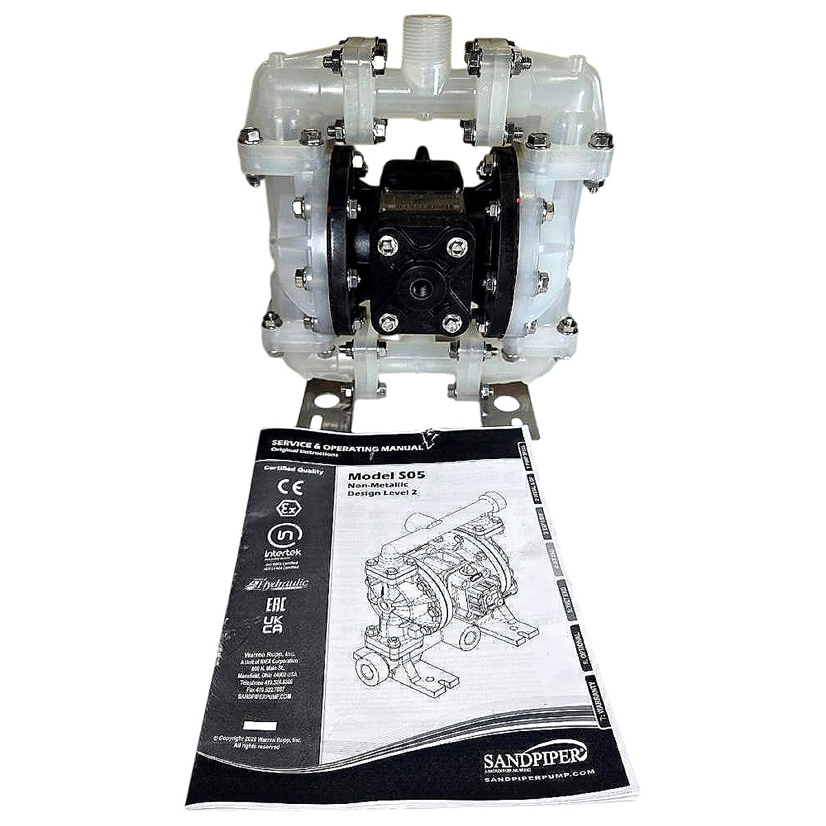 Sandpiper S05B2PBPPNS Air-Operated Diaphragm Pump