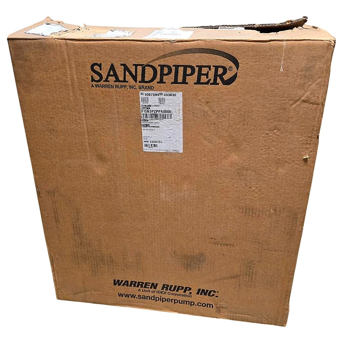 Sandpiper S15B3PZPPAS000 Air-Operated Double-Diaphragm Pump