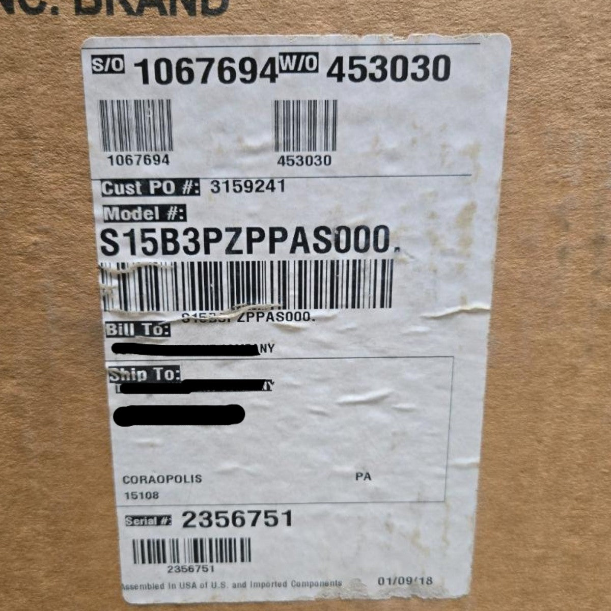 Sandpiper S15B3PZPPAS000 Air-Operated Double-Diaphragm Pump