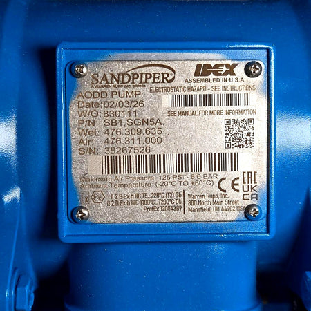 Sandpiper SB1, SGN5A air-operated double diaphragm pump