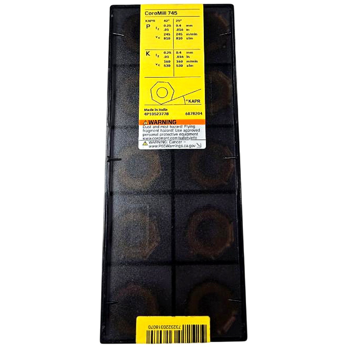 Sandvik 745R-2109E-M50 4230 carbide milling insert