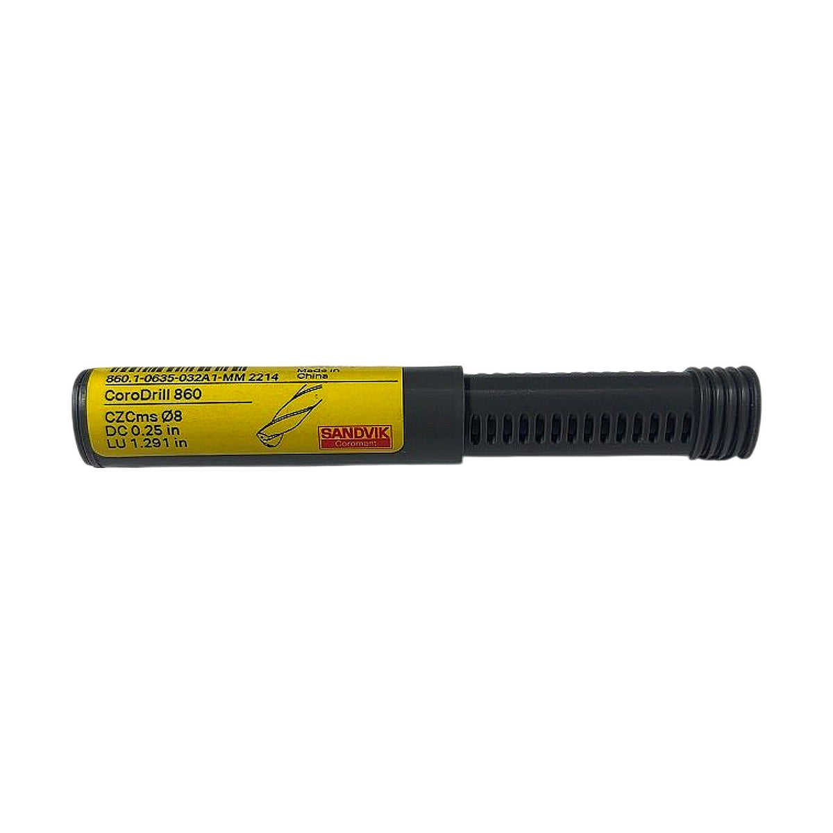 Sandvik 860.1-0635-032A1-MM 2214 solid carbide twist drill