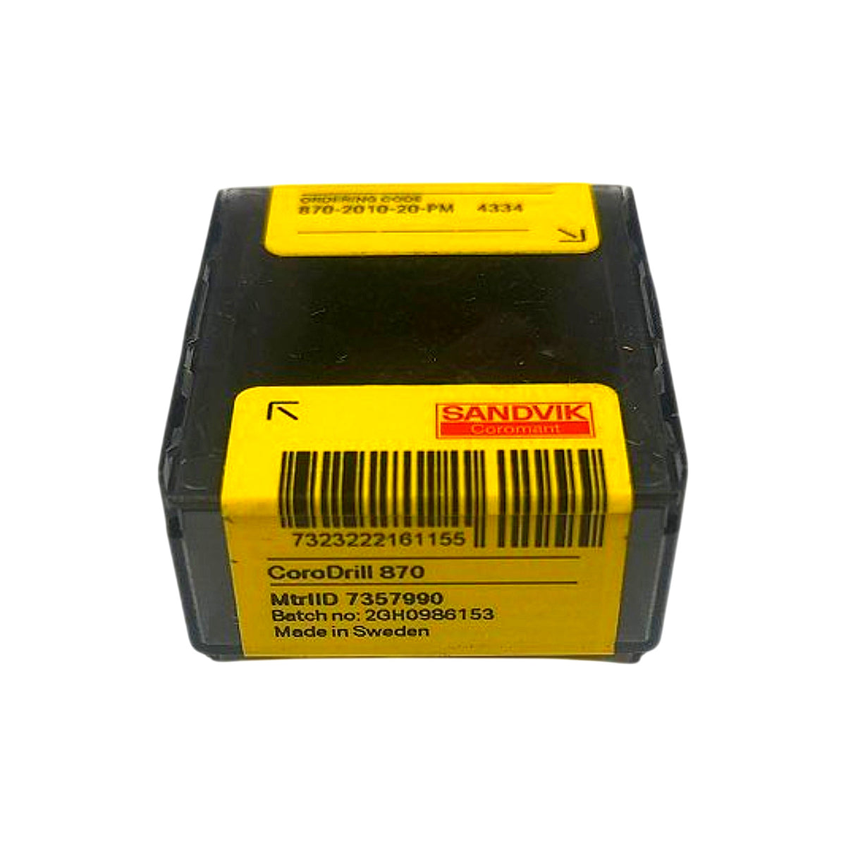 sandvik 870-2010-20-PM 4334 CoroDrill 870 indexable drill insert