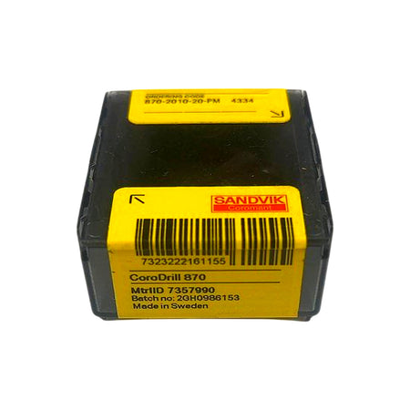 sandvik 870-2010-20-PM 4334 CoroDrill 870 indexable drill insert