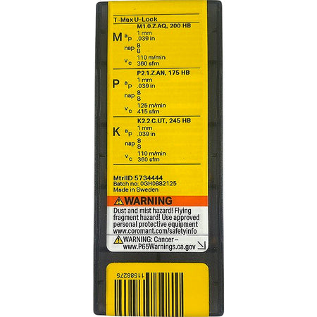 Sandvik L166.0L-11MM01-175 1020 carbide grooving insert