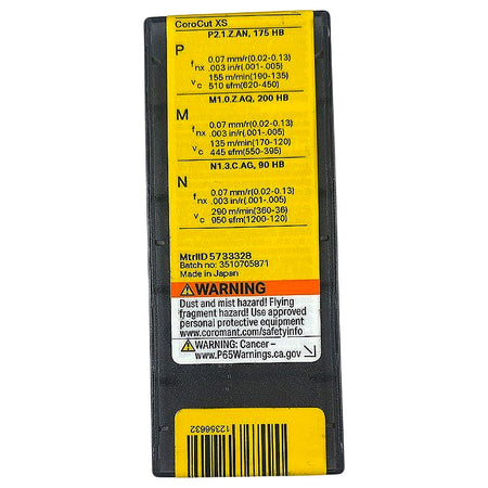 Sandvik MACL 3150-R20 1025 carbide cut-off insert