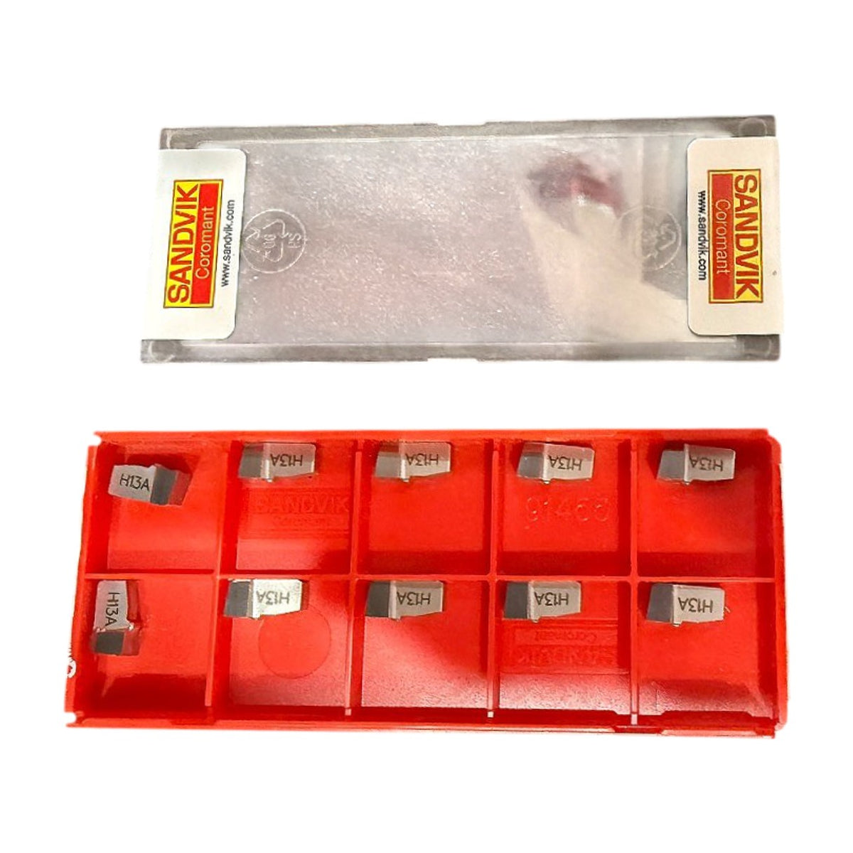 Sandvik N151.2-400-30-4G H13A carbide grooving insert