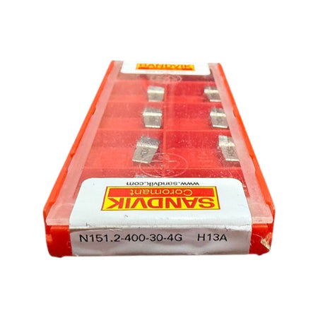 Sandvik N151.2-400-30-4G H13A carbide grooving insert