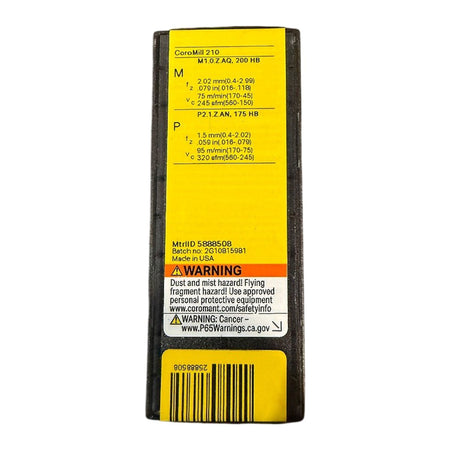 Sandvik R210-1405-12MM-MM 1040 carbide milling insert