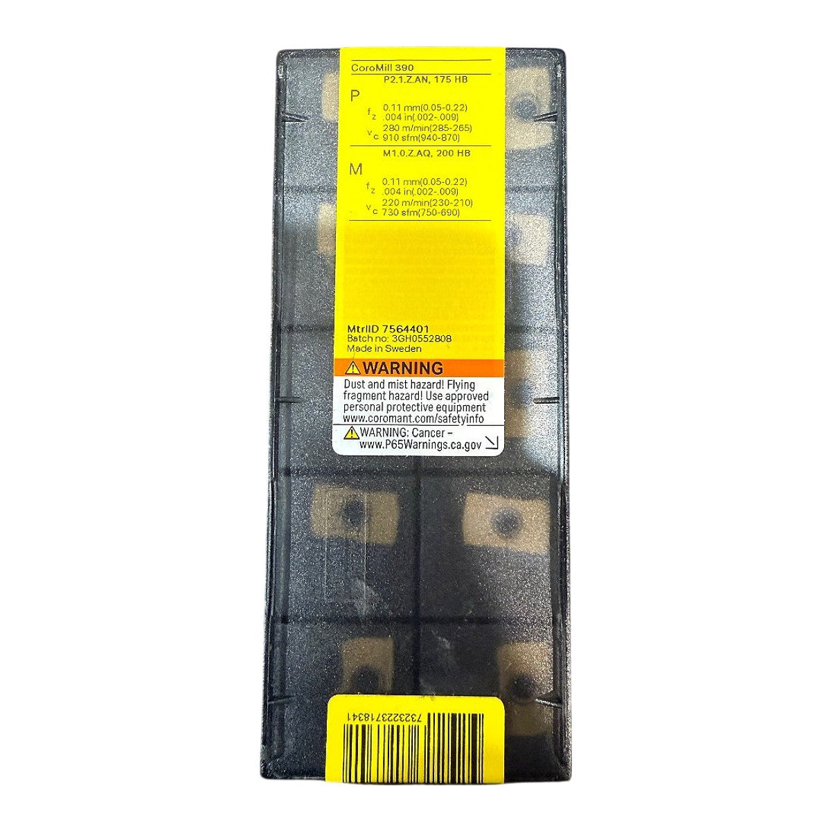 Sandvik R390-1806-12H-PL 4340 carbide milling insert