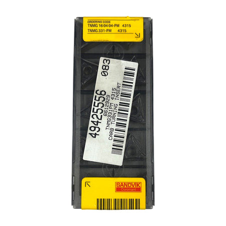 Sandvik TNMG 160404-PM 4315 CVD carbide turning insert
