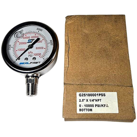 Sealfast G25100001PSS Liquid-Filled Pressure Gauge