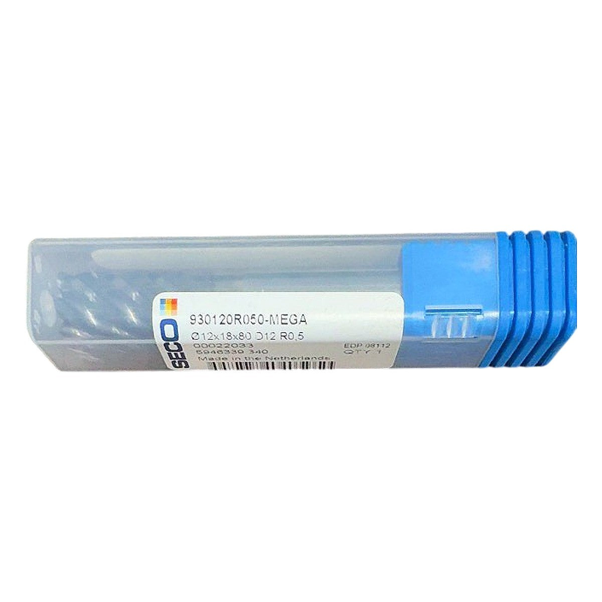 SECO 930120R050-MEGA carbide corner radius end mill