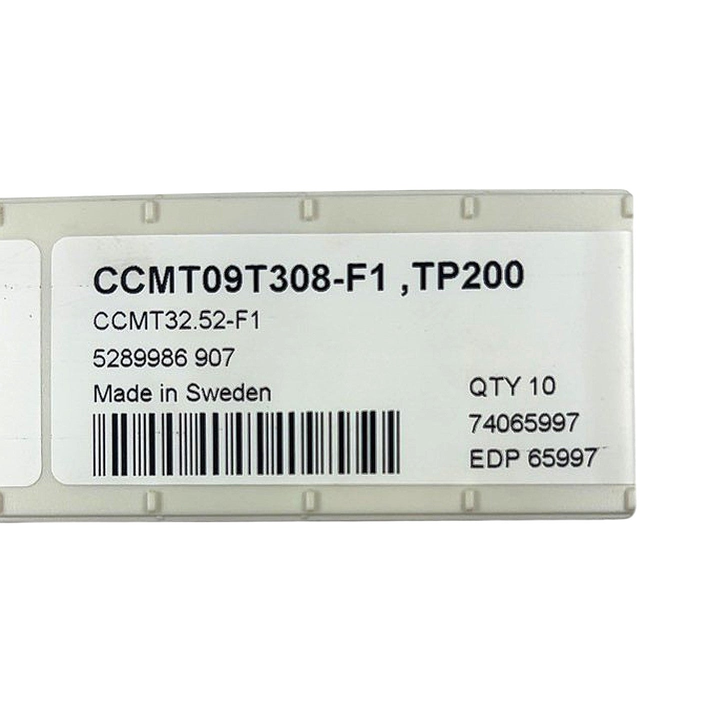 Seco CCMT09T308-F1 TP200 carbide turning insert