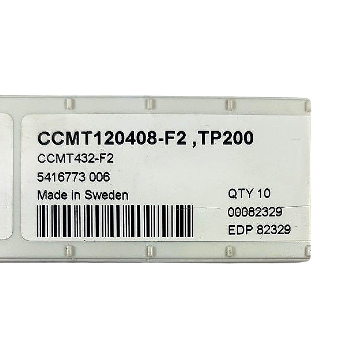 Seco CCMT120408-F2 TP200 CVD Carbide carbide turning insert