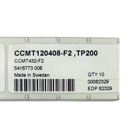 Seco CCMT120408-F2 TP200 CVD Carbide carbide turning insert