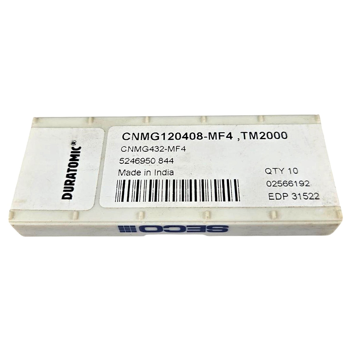 Seco CNMG120408-MF4 carbide turning insert