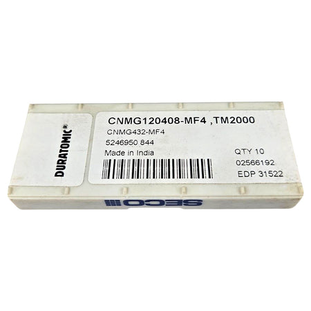 Seco CNMG120408-MF4 carbide turning insert