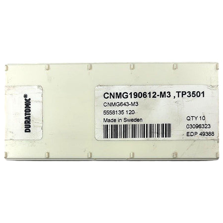 Seco CNMG190612-M3 TP3501 carbide turning insert