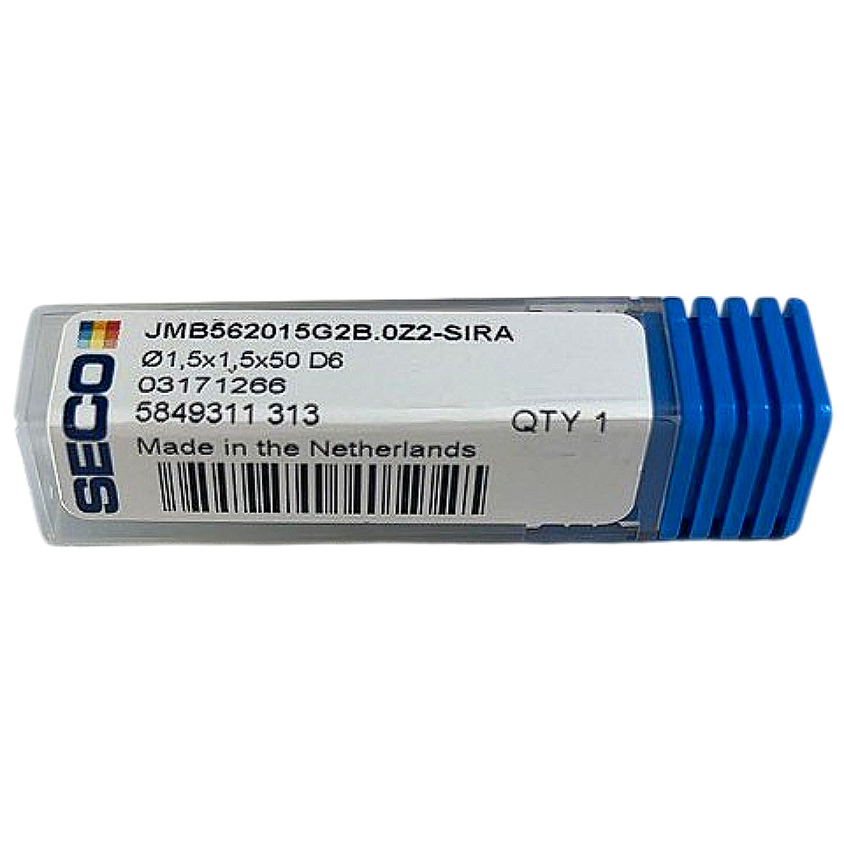 Seco JMB562015G2B.0Z2-SIRA 1.5mm 2-Flute carbide ball nose end mill