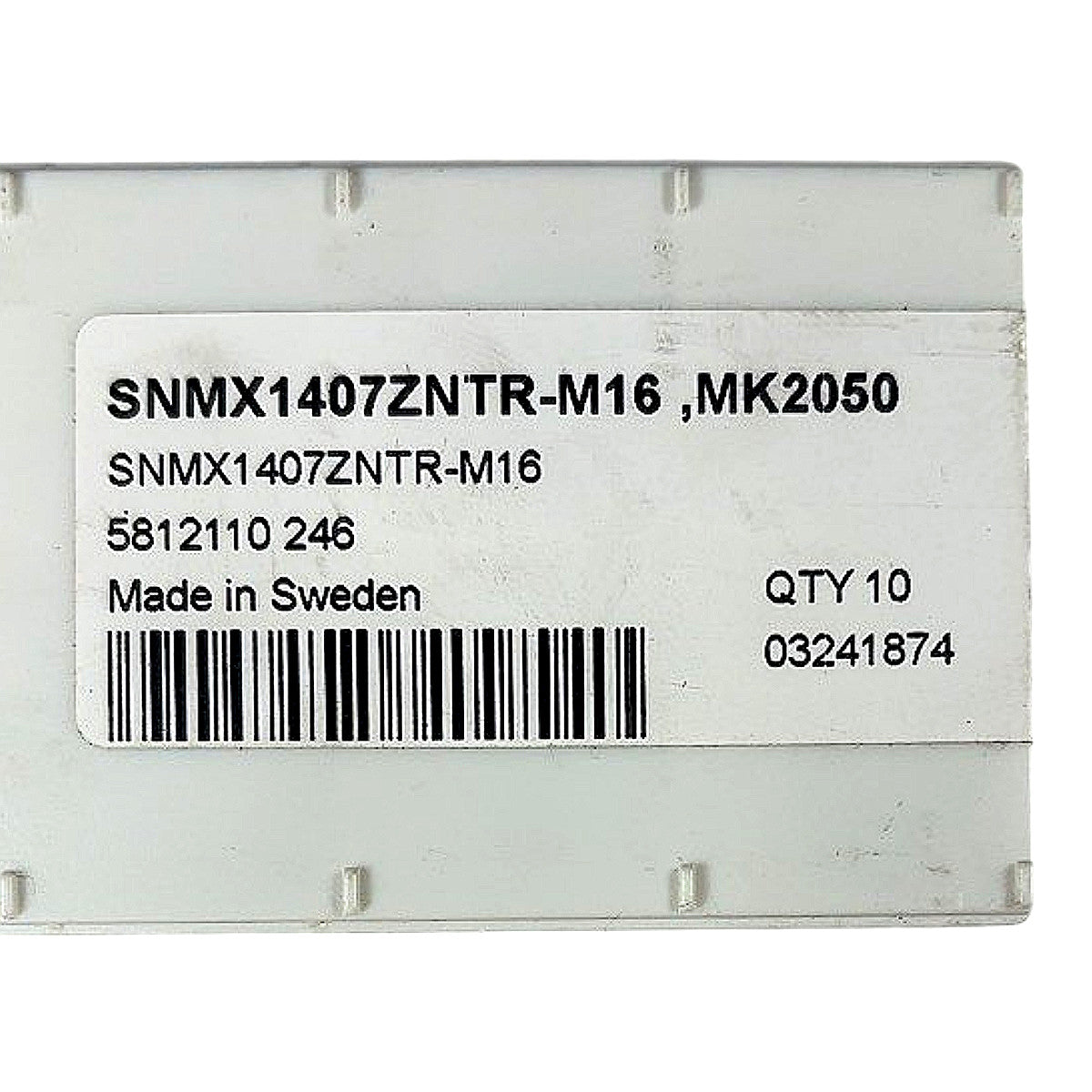 Seco SNMX1407ZNTR-M16 carbide milling insert