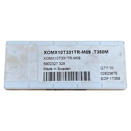 Seco XOMX10T331TR-M09 carbide milling insert