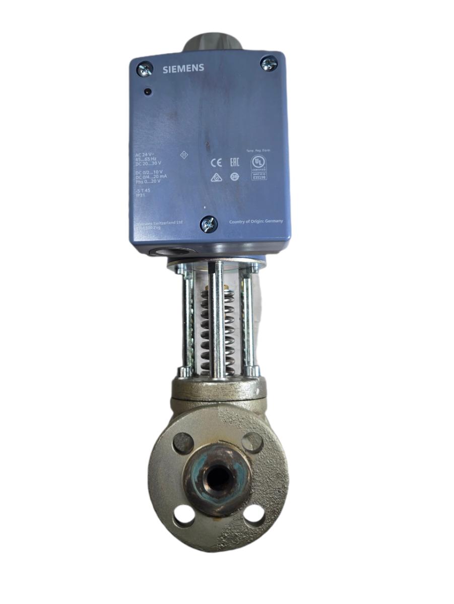 Siemens MVF461H15-3 magnetic control valve with actuator