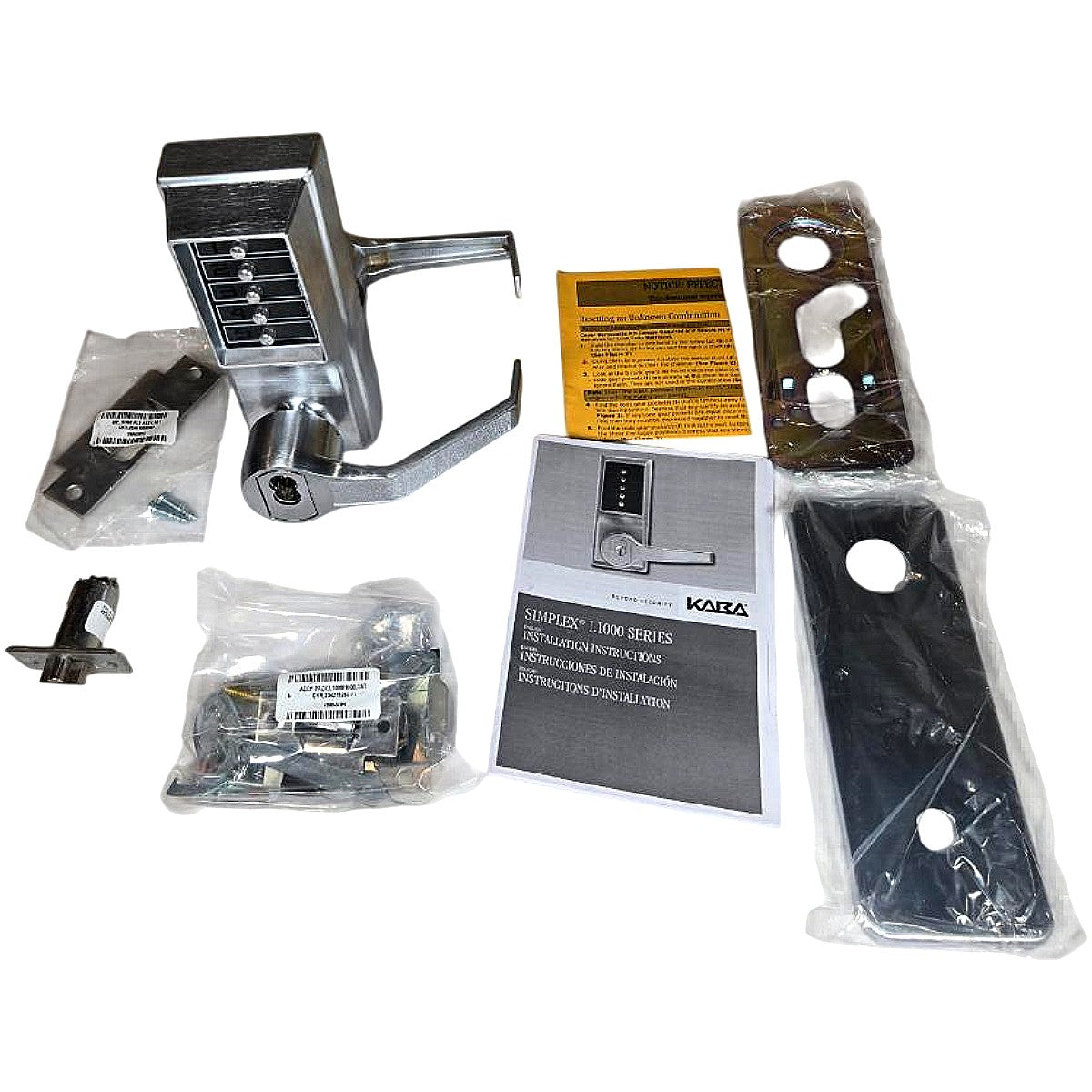 Simplex LR-1021-B-26D-41 mechanical pushbutton lockset