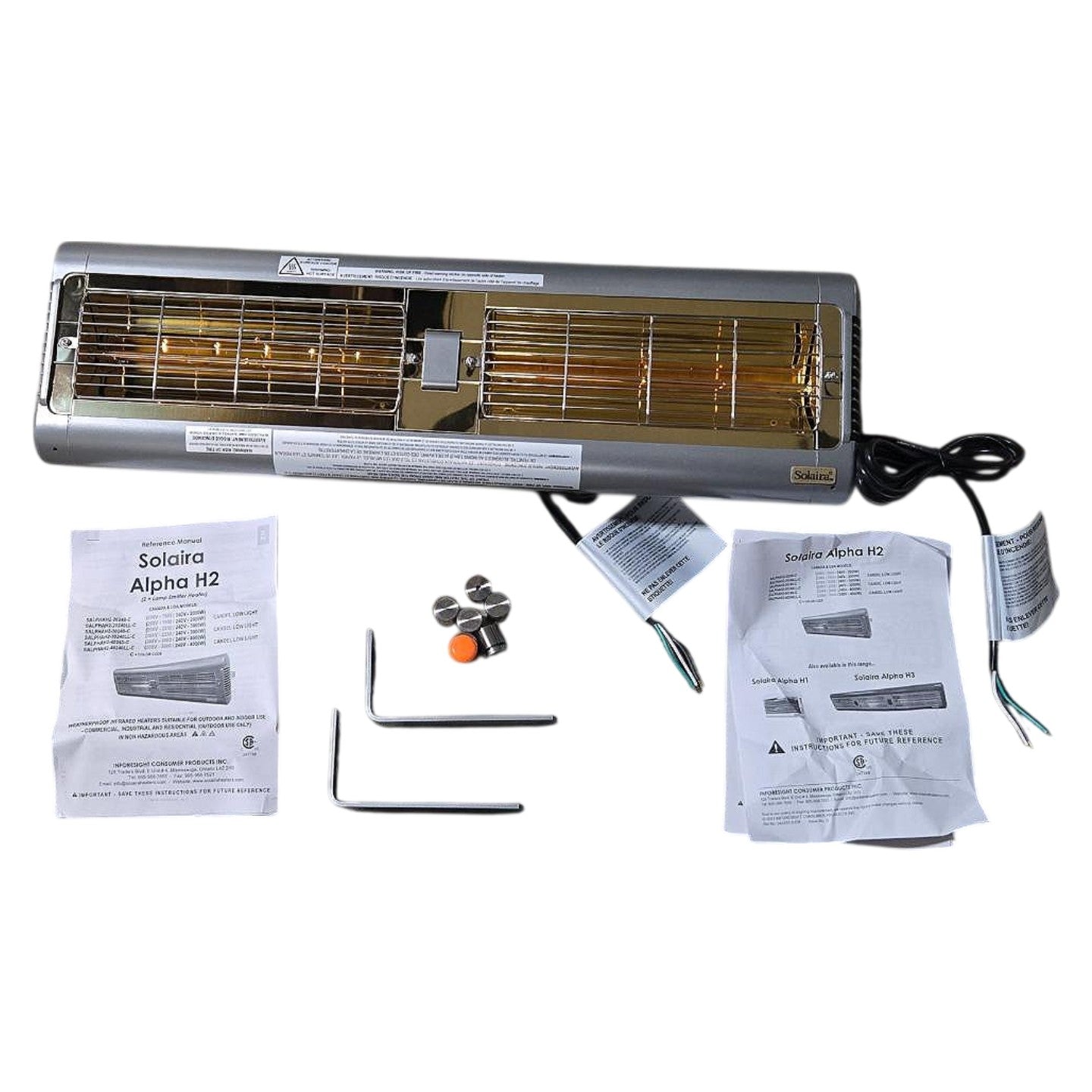 Solaira SALPHA2-30240L1G infrared electric heater