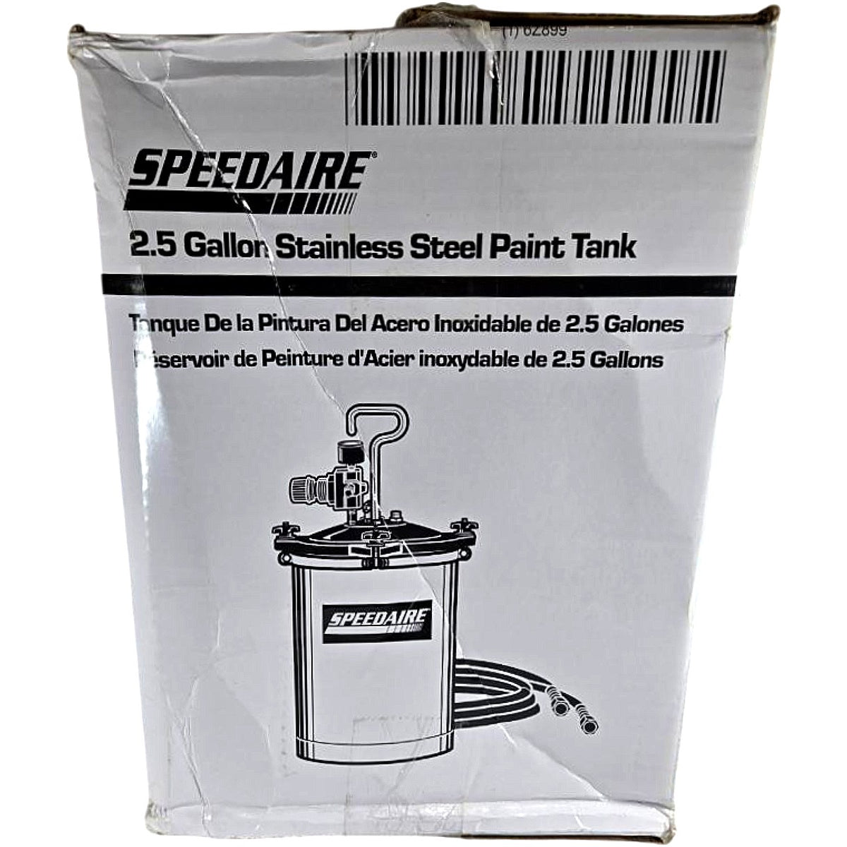 Speedair 6Z899 pressure feed paint tank