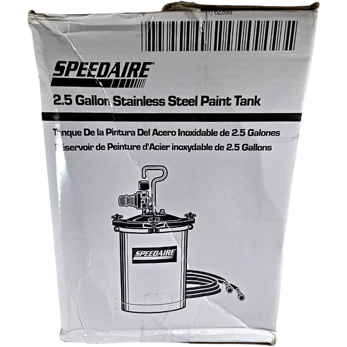 Speedair 6Z899 pressure feed paint tank