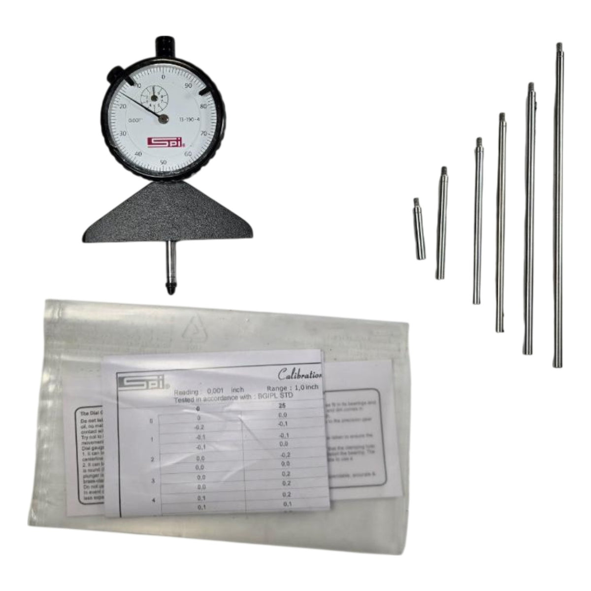 SPI 13-190-4 dial depth gage