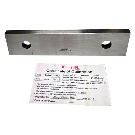 SPI 15-091-2 rectangular gage block