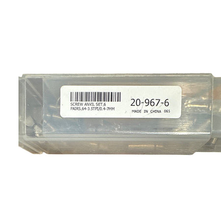 SPI 20-967-6 micrometer screw anvil set