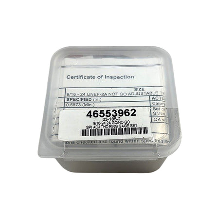 Spi 23-185-2 adjustable thread ring gage set