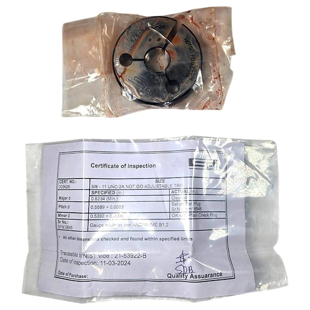 SPI 23-187-8 thread ring gauge