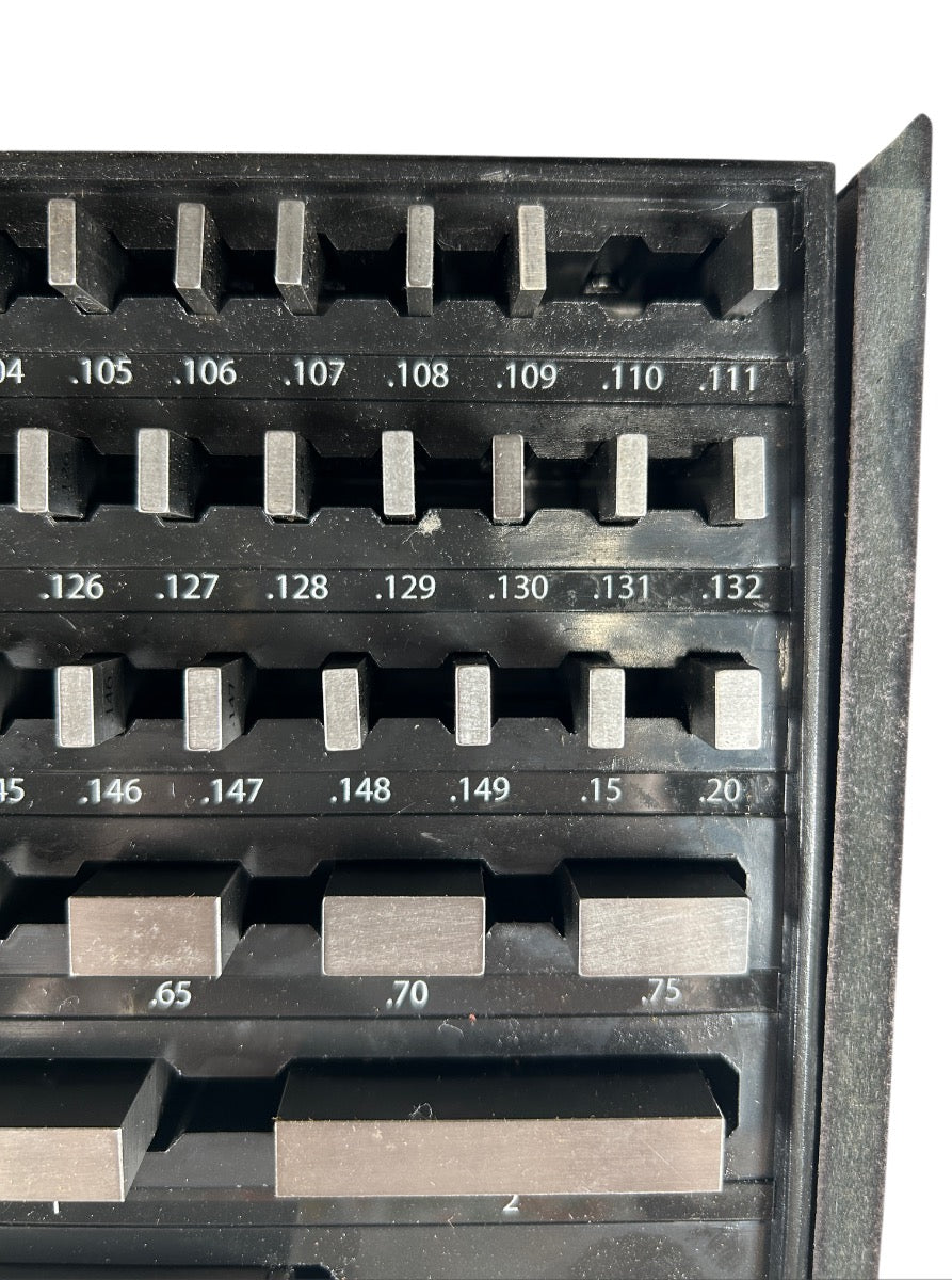 SPI 30-912-0 steel gage block set
