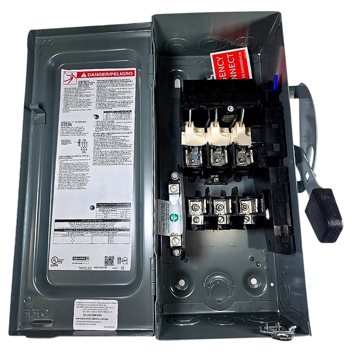 Square D D322N fusible safety switch