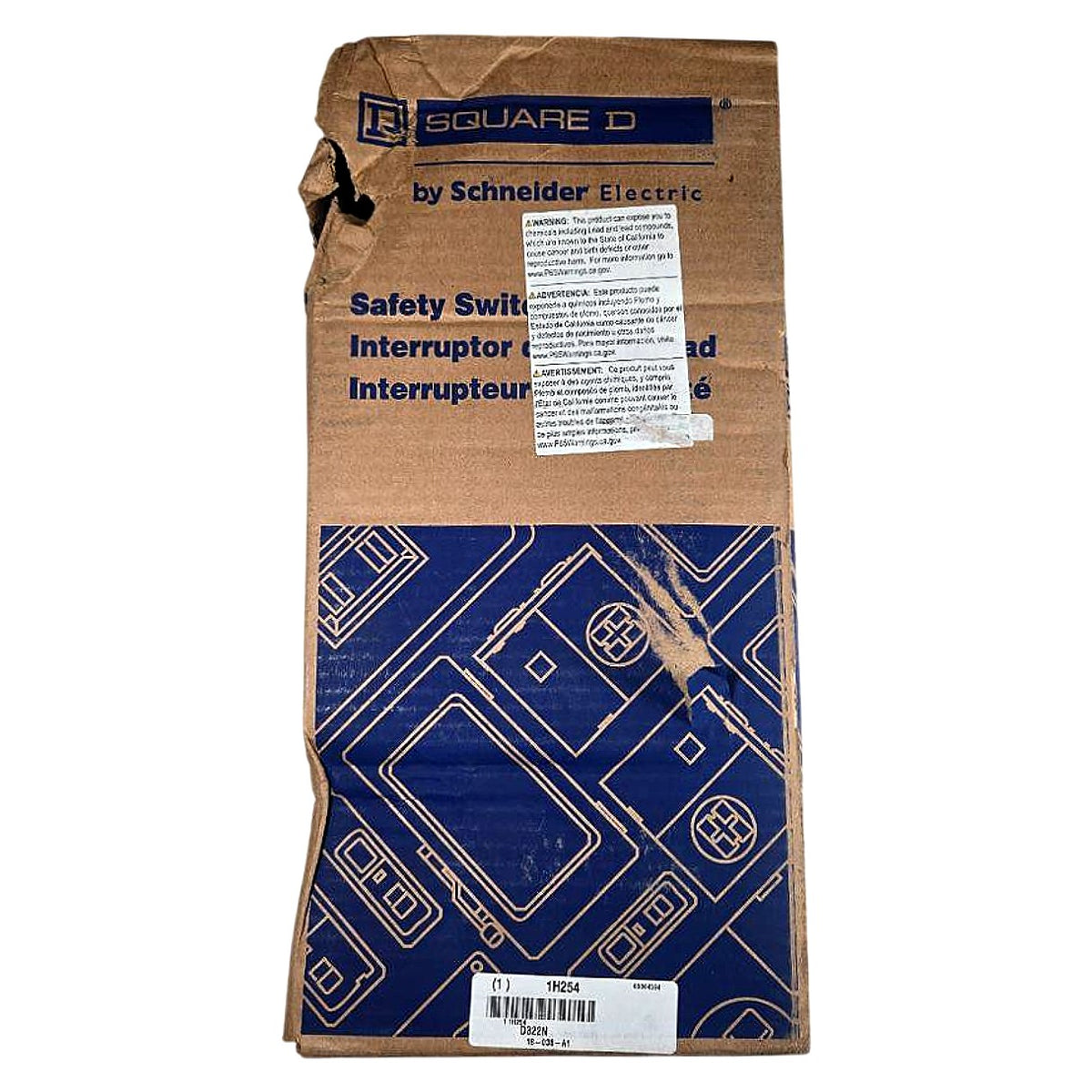 Square D D322N fusible safety switch